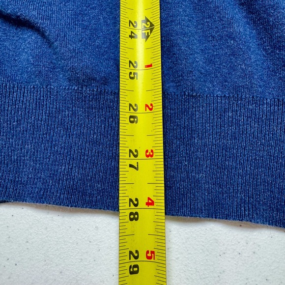 Polo Ralph Lauren Sweater Mens 2XL Blue V Neck Pima Cotton Pullover Classic XXL‎ - Picture 9 of 10